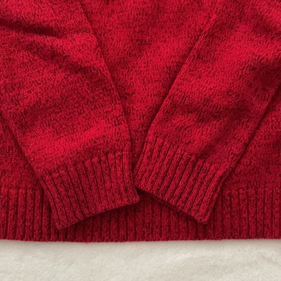 Chaps red mock zip sweater - Picture 3 of 4
